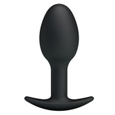 Pretty Love Silicone Anal Balls Butt Plug Black 3.34 Inches Butt Plugs